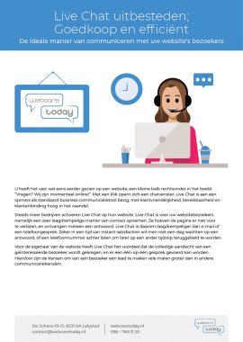 Live Chat Uitbesteden Live Chat Uitbesteden