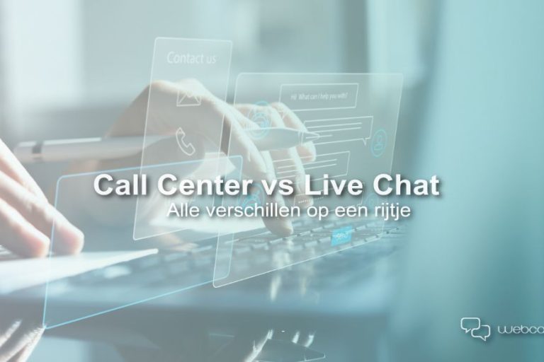 call center vs livechat